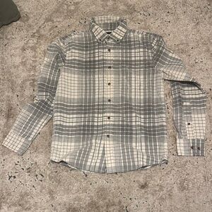 Banana Republic Women’s Gray Plaid Shirt - Size Small - NWT